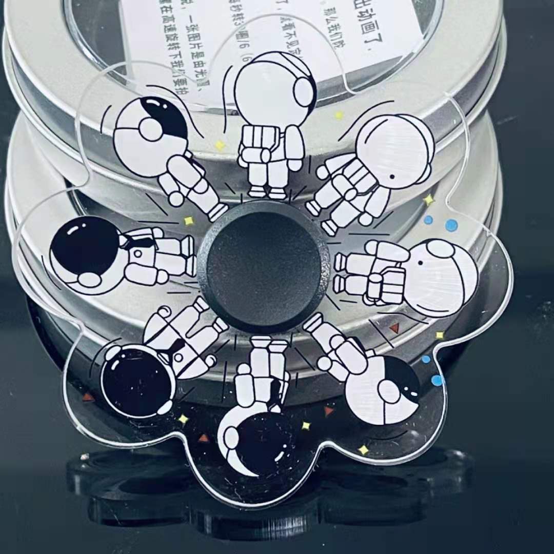 Tiktok's Same Naruto Fingertip Gyro Naruto Sasuke Dynamic Gyro Hand Spinner