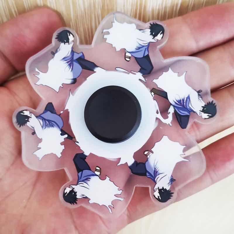 Tiktok&#039;s Same Naruto Fingertip Gyro Naruto Sasuke Dynamic Gyro Hand Spinner