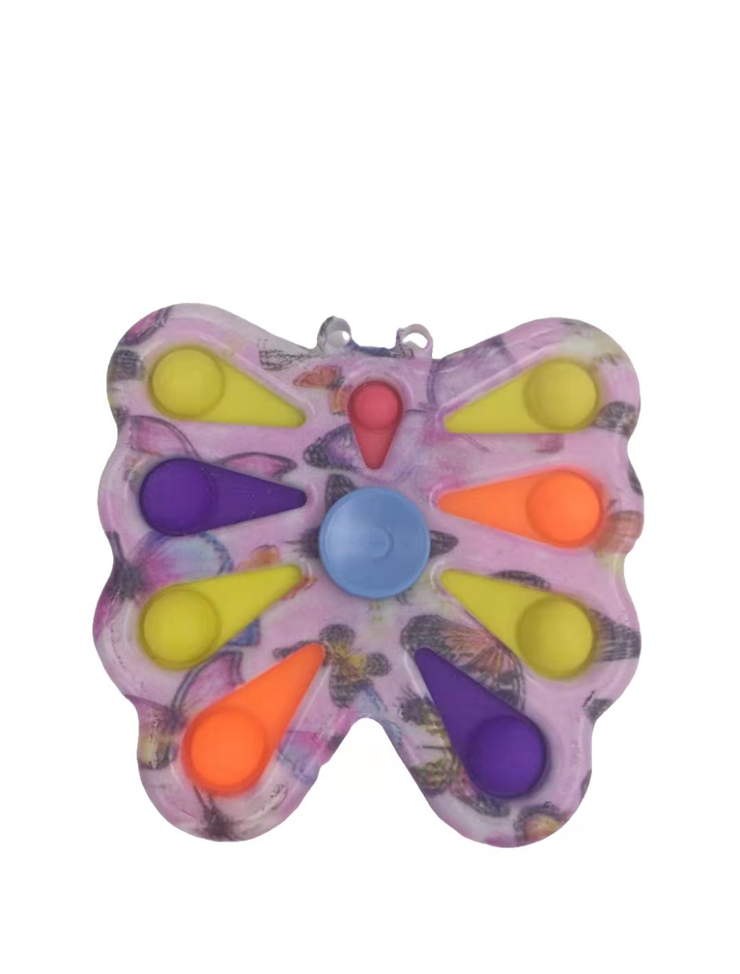 Cross-Border Hot Deratization Pioneer Fingertip Gyro Bubble Music Printed Puzzle Hand Rotation Decompression Toy