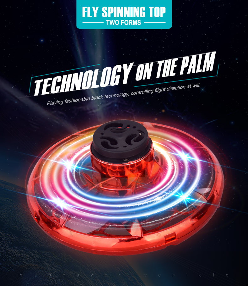 Cross-Border LED Luminous Swing Magic Flying Ball Suspension Fingertip Gyro Decompression UFO Flying Toy Cross-Border LED Luminous Swing Magic Flying Ball Suspension Fingertip Gyro Decompression UFO Flying Toy