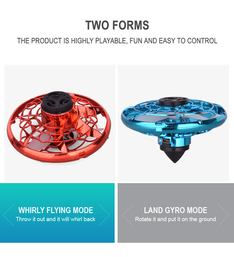 Cross-Border LED Luminous Swing Magic Flying Ball Suspension Fingertip Gyro Decompression UFO Flying Toy Cross-Border LED Luminous Swing Magic Flying Ball Suspension Fingertip Gyro Decompression UFO Flying Toy