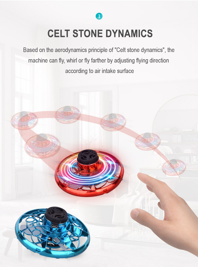 Cross-Border LED Luminous Swing Magic Flying Ball Suspension Fingertip Gyro Decompression UFO Flying Toy Cross-Border LED Luminous Swing Magic Flying Ball Suspension Fingertip Gyro Decompression UFO Flying Toy