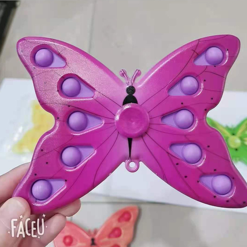 Fingertip gyro  Killer Pioneer Bubble Music Hand Spinner Rotating Printing Painted Fingertip Gyro Children Press Toy