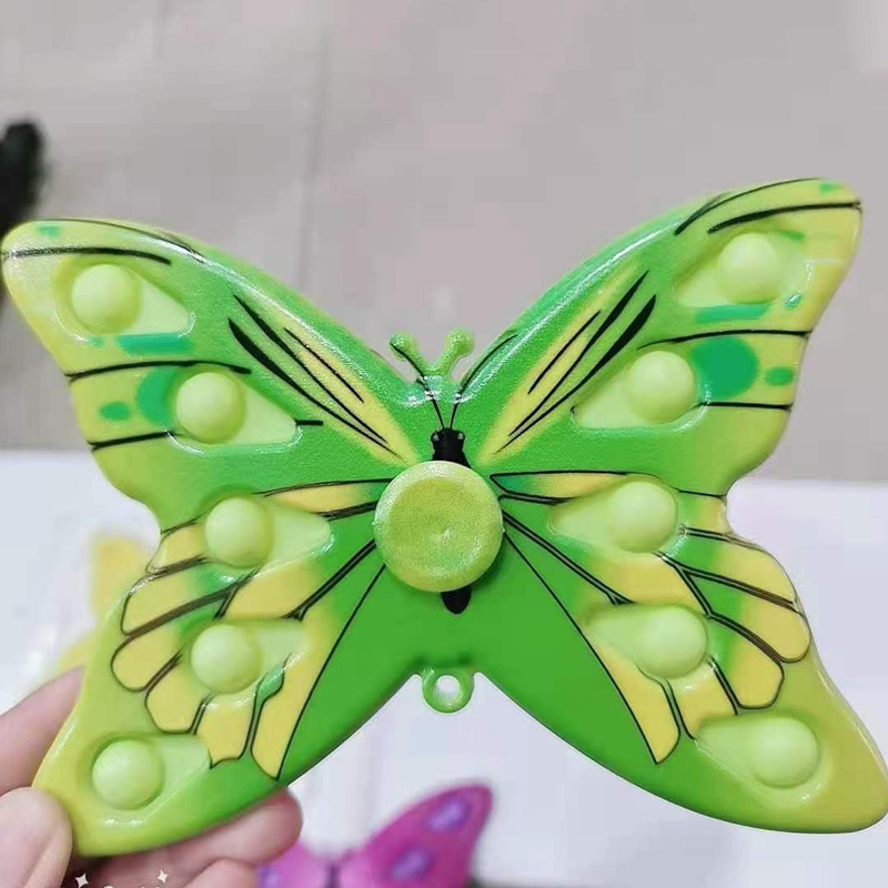 Fingertip gyro  Killer Pioneer Bubble Music Hand Spinner Rotating Printing Painted Fingertip Gyro Children Press Toy