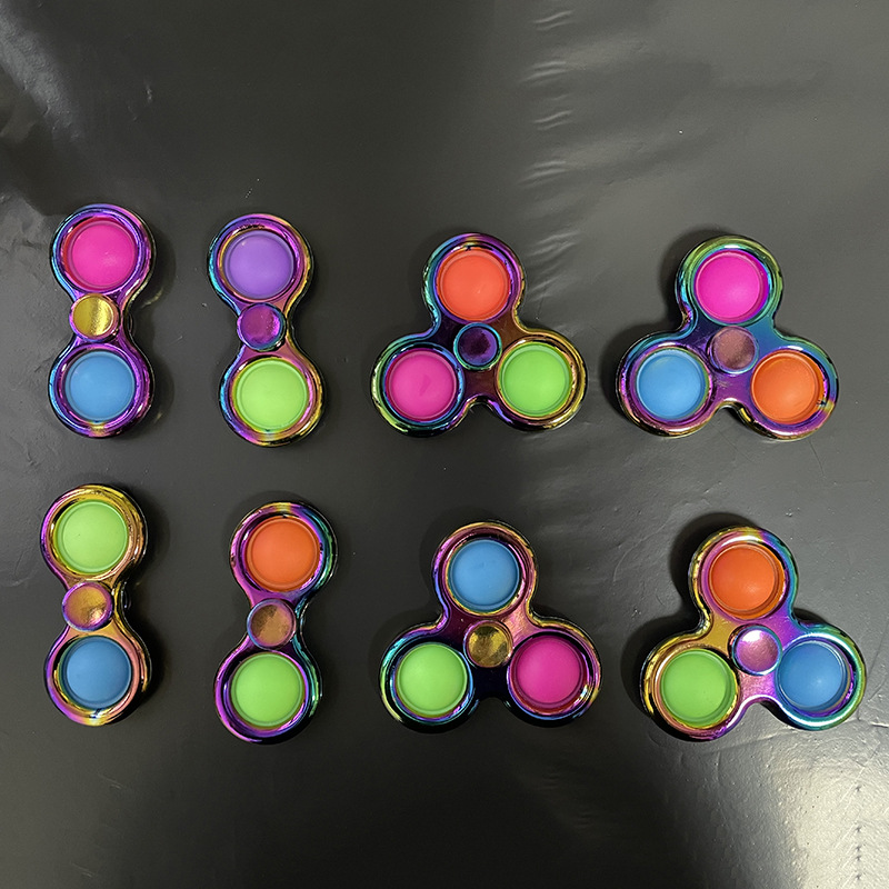 Amazon Finger Bubble Music Gyro Alloy Fingertip Gyro Pressure Reduction Toy Deratization Pioneer Keychain Bubble