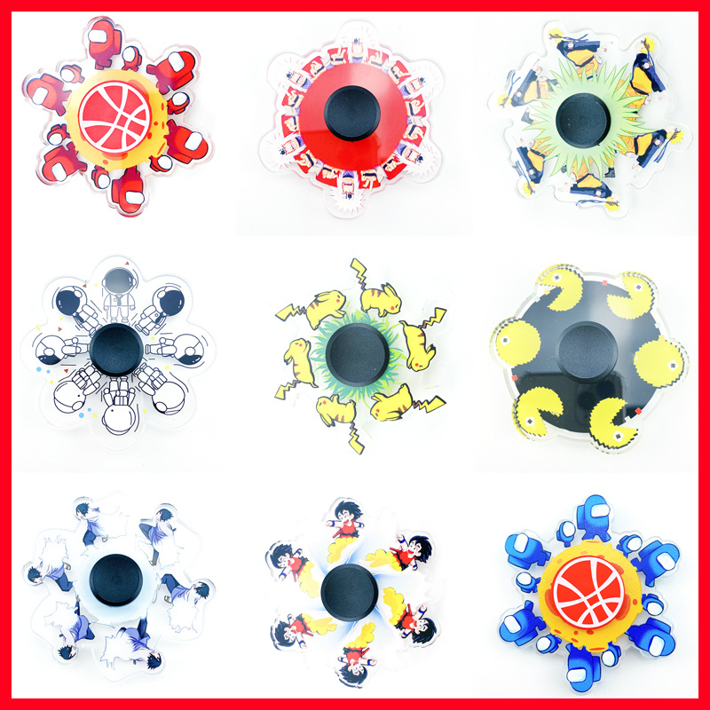 Tiktok&#039;s Same Spaceman Fingertip Gyro Naruto Sasuke Dynamic Gyro Hand Spinner