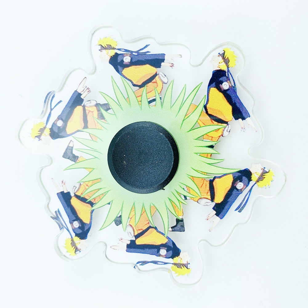 Tiktok's Same Spaceman Fingertip Gyro Naruto Sasuke Dynamic Gyro Hand Spinner