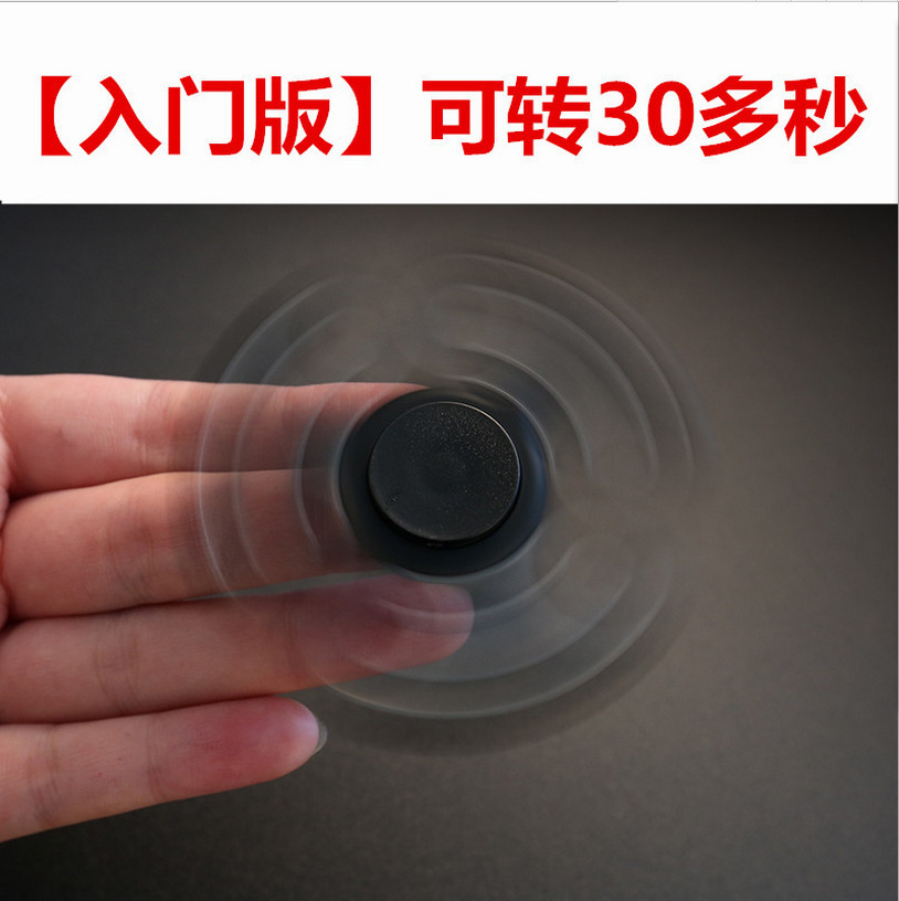 Innovative triangular fingertip toy fingertip gyro toy luminescent finger gyro multi-color fingertip gyro style