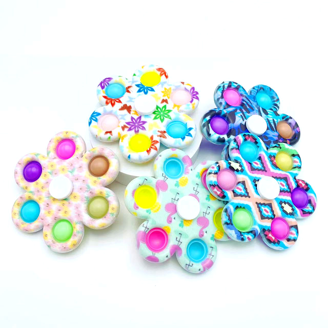 Silicone Squeeze Board Fingertip Gyro for Decompression Rat Killer Pioneer Stress Relief Toy Wholesale Fingertip gyro