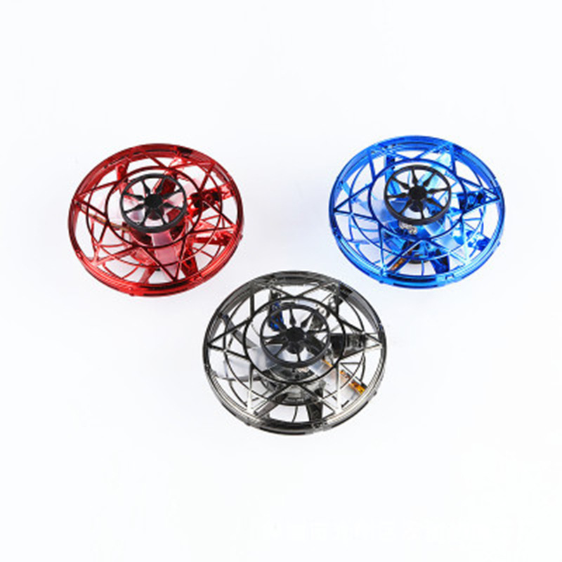 Same Type as TikTok Flying Ground Cyclotron Gyroscope Fingertip Gyro Aircraft UFO Useful Tool for Pressure Reduction Toy