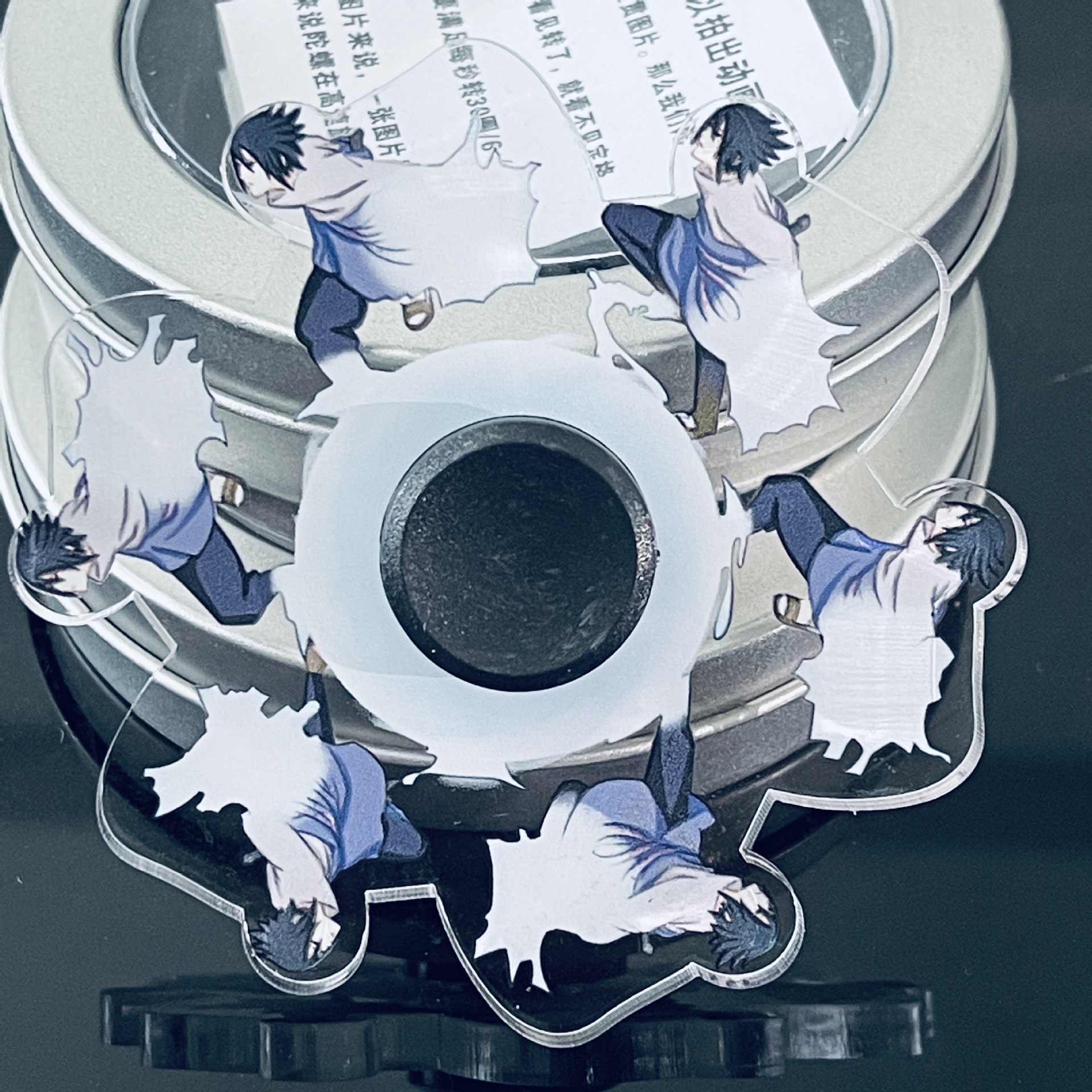Tiktok&#039;s Same Naruto Fingertip Gyro Naruto Sasuke Dynamic Gyro Hand Spinner