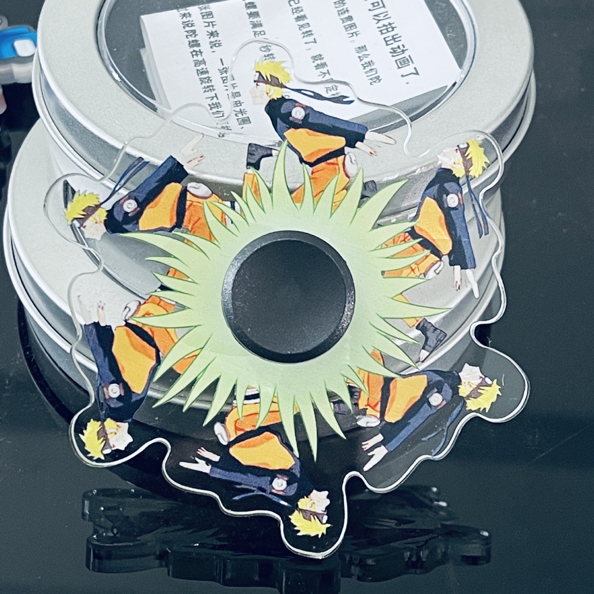 Tiktok's Same Naruto Fingertip Gyro Naruto Sasuke Dynamic Gyro Hand Spinner Tiktok's Same Naruto Fingertip Gyro Naruto Sasuke Dynamic Gyro Hand Spinner