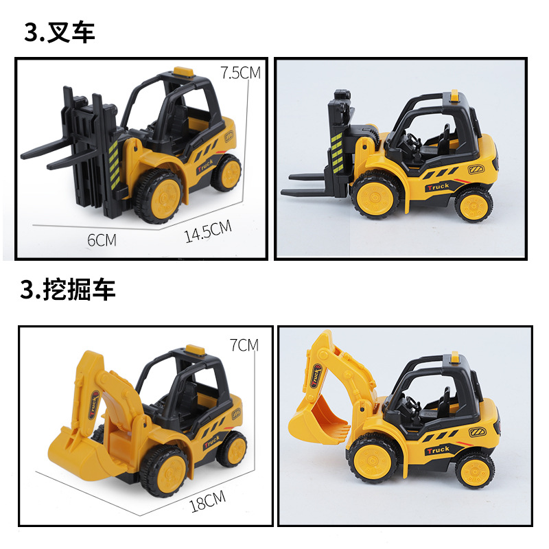 Inertia Warrior Climbing Car Children&#039;s Train Cart Excavator Engineering Toy Car Gift Wholesale