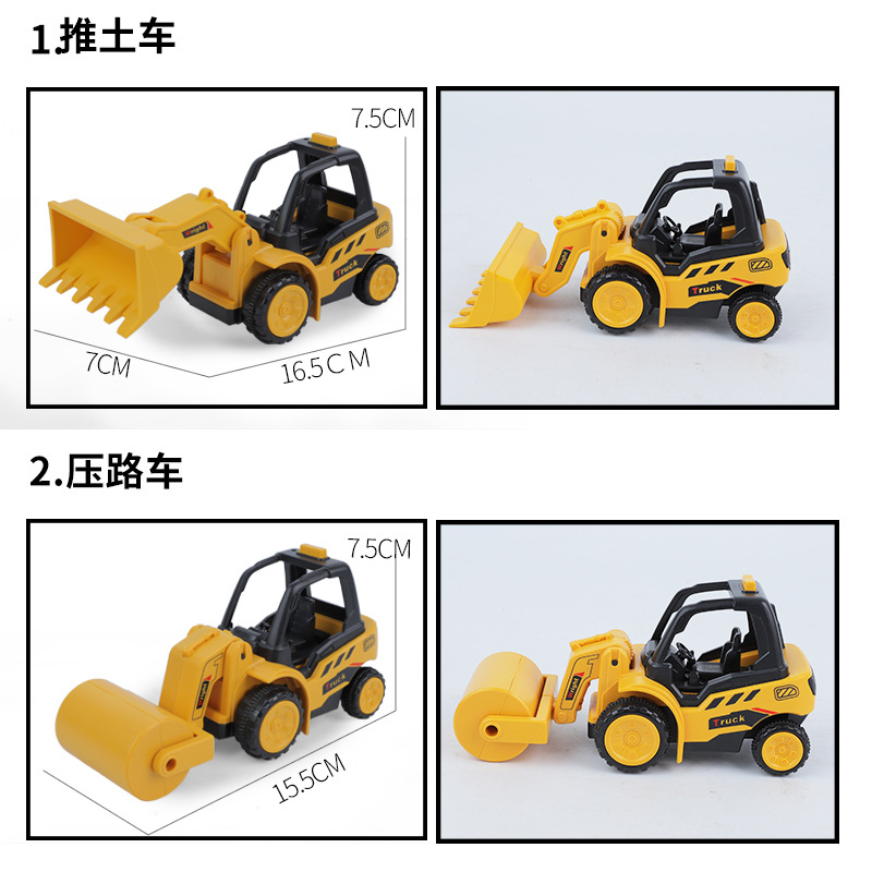 Inertia Warrior Climbing Car Children&#039;s Train Cart Excavator Engineering Toy Car Gift Wholesale