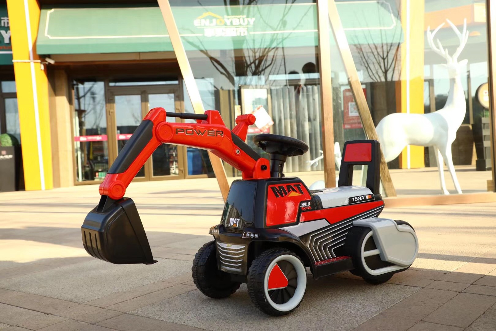 Children's Electric Excavator Toy Car Can Sit and Ride Large Musical Boys Excavator Toddler Sliding Engineering Car Children's Electric Excavator Toy Car Can Sit and Ride Large Musical Boys Excavator Toddler Sliding Engineering Car