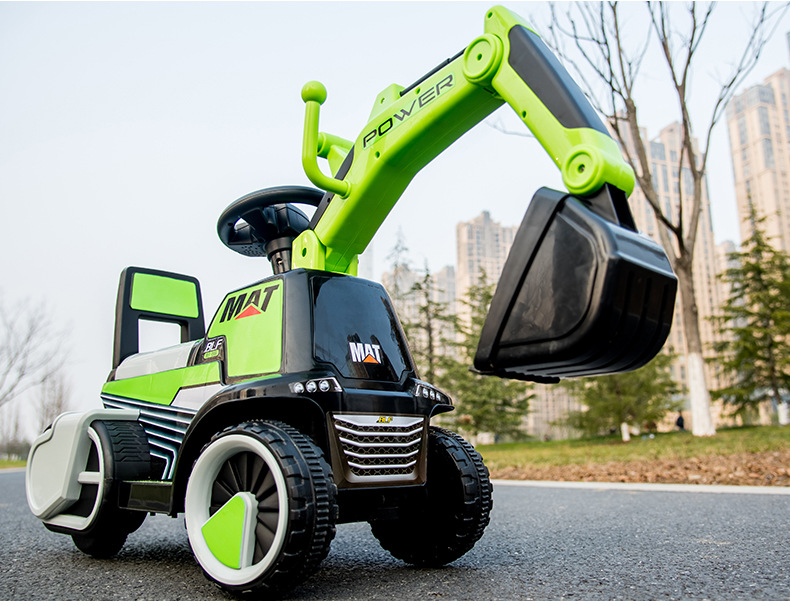 Children's Electric Excavator Toy Car Can Sit and Ride Large Musical Boys Excavator Toddler Sliding Engineering Car Children's Electric Excavator Toy Car Can Sit and Ride Large Musical Boys Excavator Toddler Sliding Engineering Car