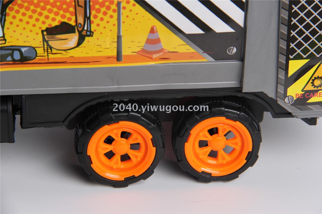 Children &#039;s toys wholesale inertial engineering vehicles sanitation car F07876 toy car
