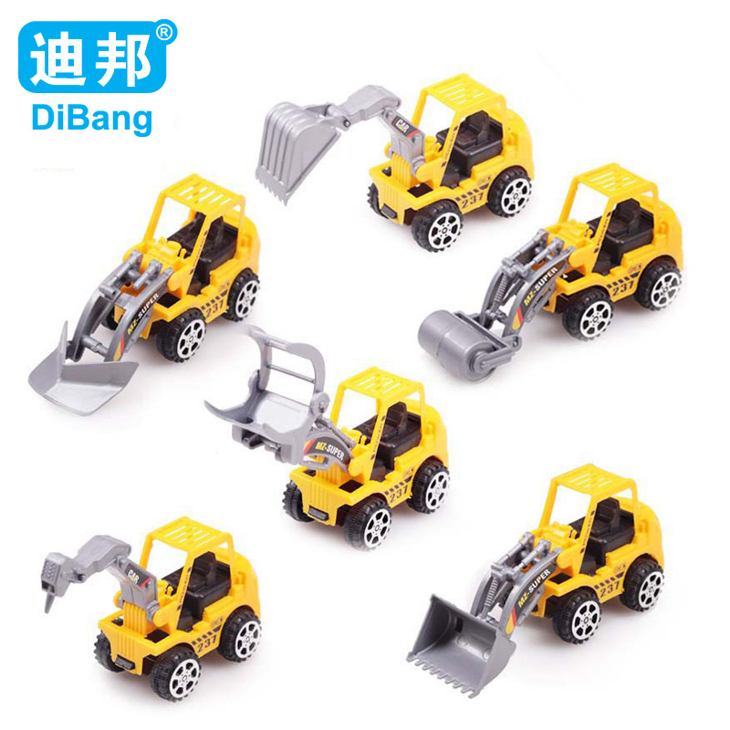 Engineering vehicle model of 6 children&#039;s toy car stalls selling toys wholesale