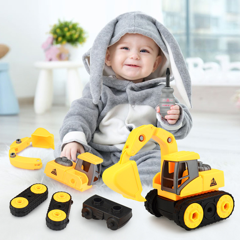 Children&#039;s Inertia Four-Wheel Drive off-Road Vehicle Impact Transformer Toy Car Baby Engineering Car Model 2-5 Years Old Boy