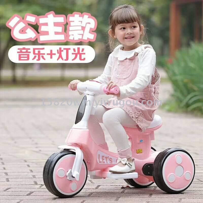 Children&#039;s tricycle motorcycle baby stroller engineering car USB interface children&#039;s car electric toys