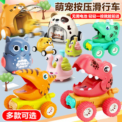 4678 Simulation Alloy Car Model 1:55 Engineering Excavator Set Crane Truck Sliding Children's Toys