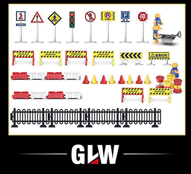 4678 Simulation Alloy Car Model 1:55 Engineering Excavator Set Crane Truck Sliding Children's Toys