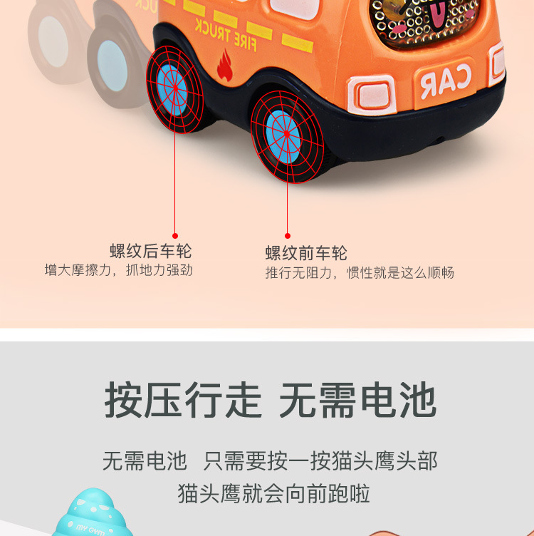 Children's Inertial Vehicle Cartoon Model Drop-Resistant Engineering Car Toys Cross-Border Stall Wholesale Kindergarten Car Gifts Children's Inertial Vehicle Cartoon Model Drop-Resistant Engineering Car Toys Cross-Border Stall Wholesale Kindergarten Car Gifts