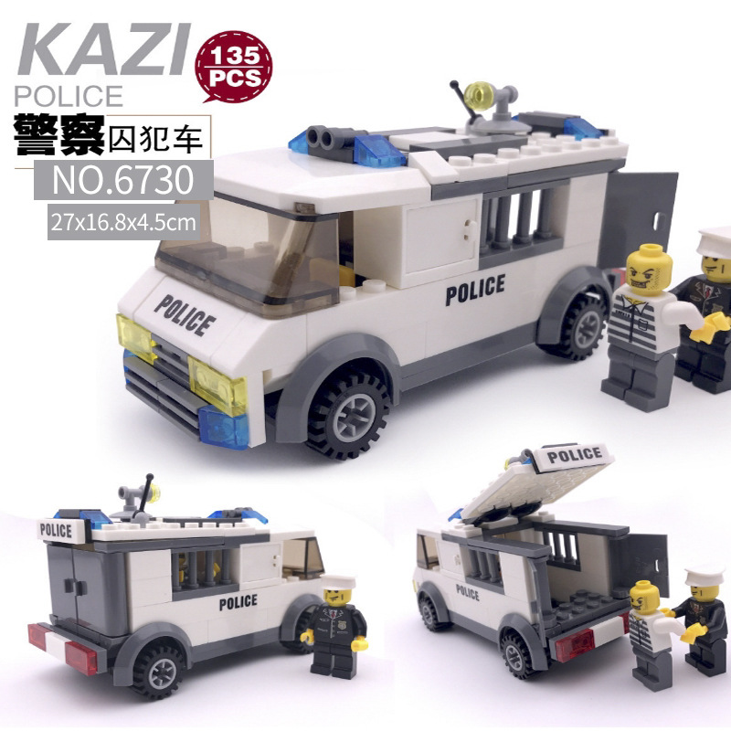 A Variety Of Kaizhi Truck Engineering Fire Fighting Children Educational Assembly Car Plastic Interactive Building Blocks Boy Toy Gift