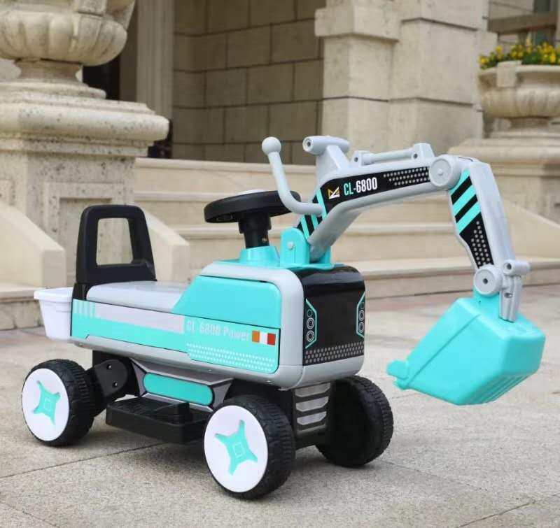 Children&#039;s Engineering Car Toy Car Electric Excavator Excavator Boy Can Sit People Oversized Can Sit Riding Excavator