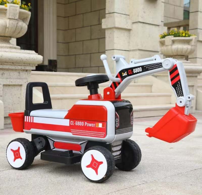 Children's Engineering Car Toy Car Electric Excavator Excavator Boy Can Sit People Oversized Can Sit Riding Excavator