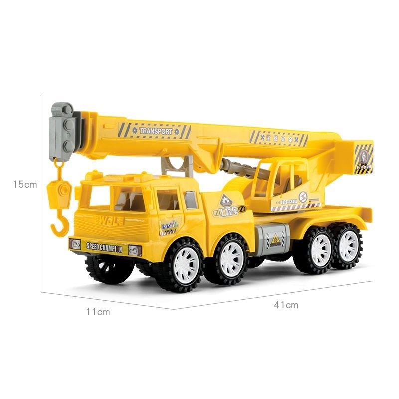 Inertia Crane Oversized Engineering Vehicle Crane Fire Fighting Military Police Car Children&#039;s Toy Car Model 3-6 Years Old