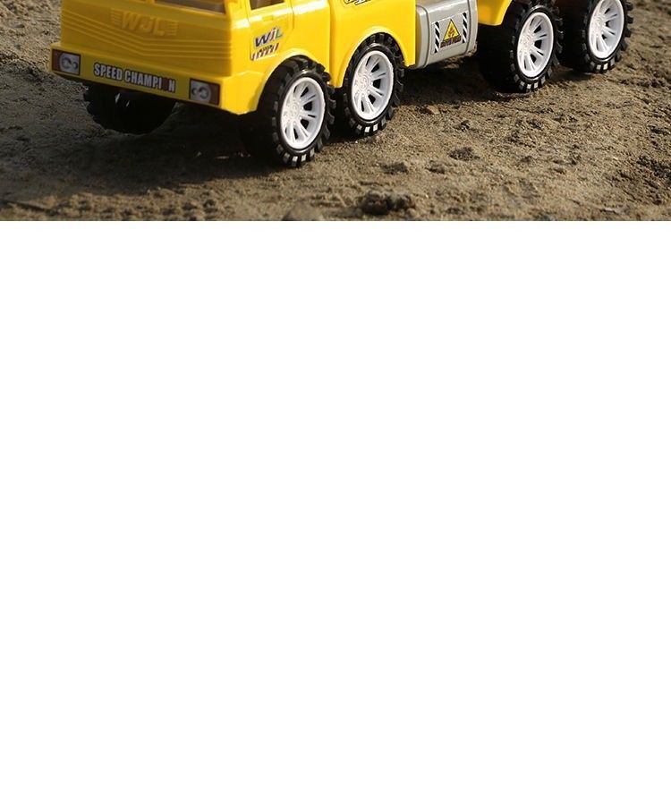 Inertia Crane Oversized Engineering Vehicle Crane Fire Fighting Military Police Car Children's Toy Car Model 3-6 Years Old