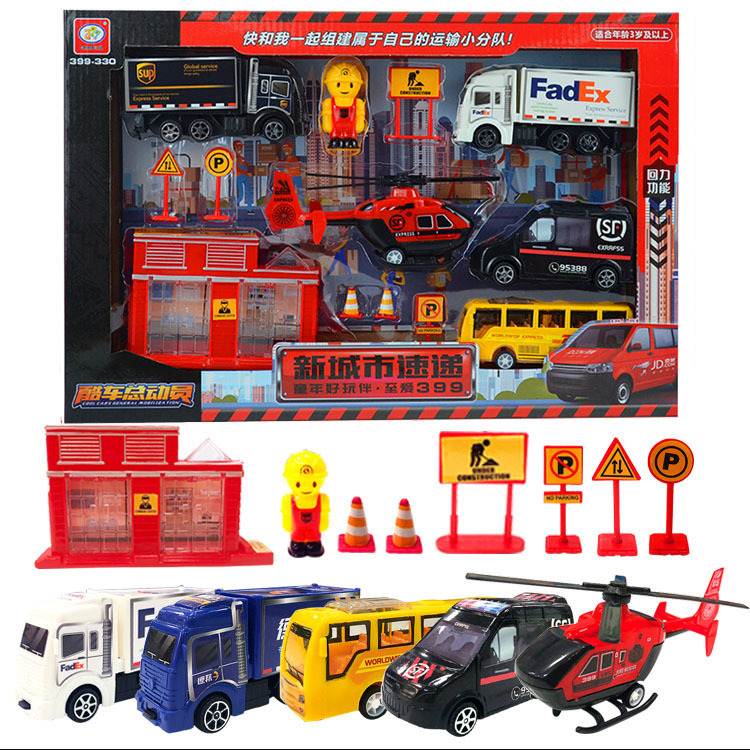 Chenghai Factory Wholesale Toy car Package large children&#039;s toy engineering car military Missile car box