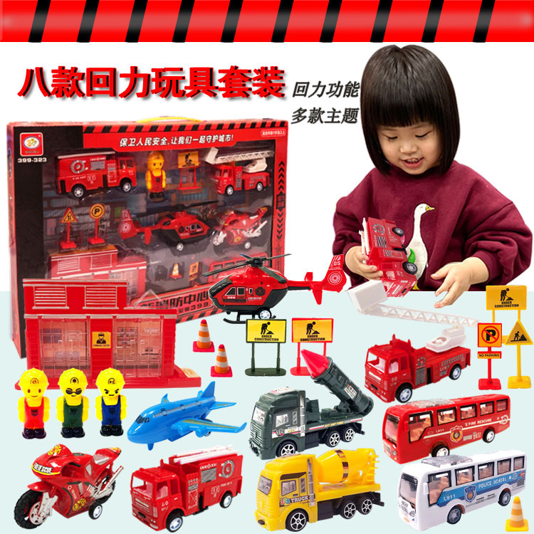 Chenghai Factory Wholesale Toy car Package large children's toy engineering car military Missile car box