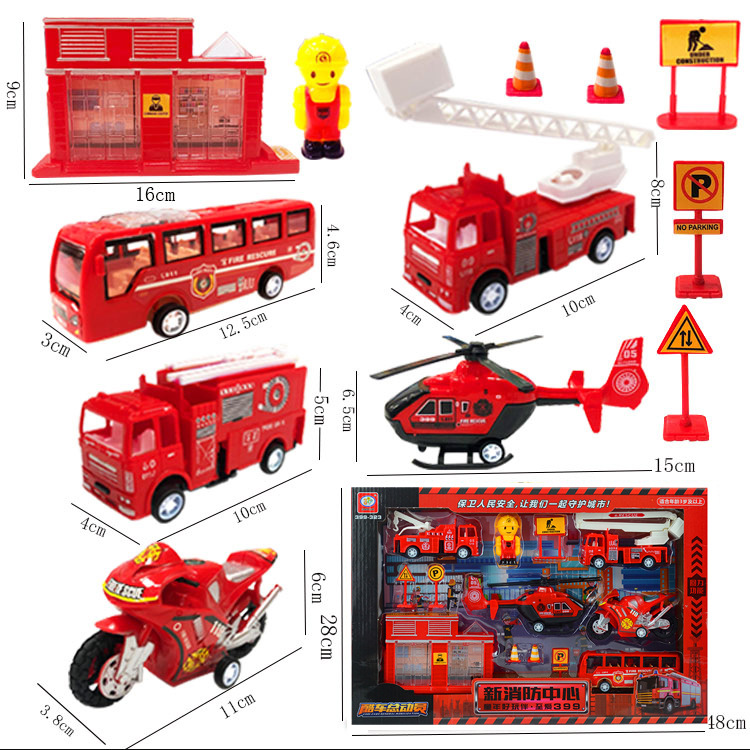 Chenghai Factory Wholesale Toy car Package large children's toy engineering car military Missile car box
