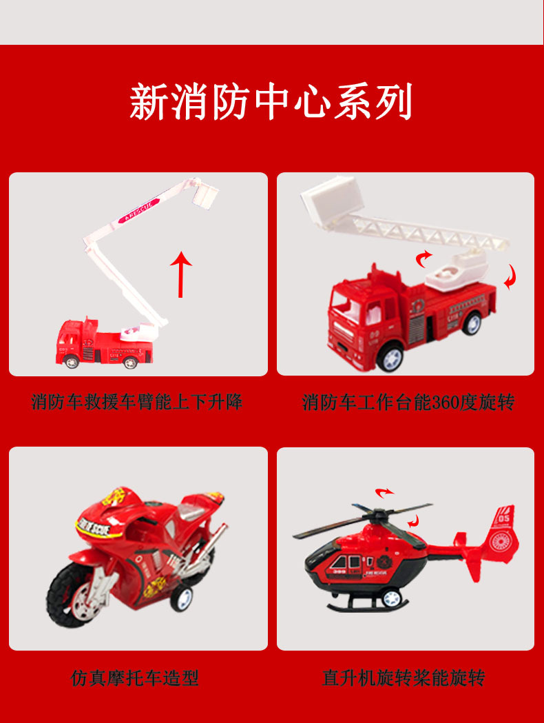 Chenghai Factory Wholesale Toy car Package large children's toy engineering car military Missile car box