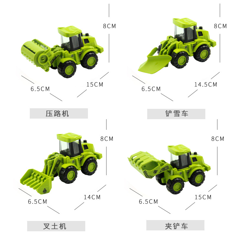 Inertial Engineering Vehicle Children&#039;s Educational Simulation Engineering Car Toys Warrior Stall Hot Sale Toy Gift Toy