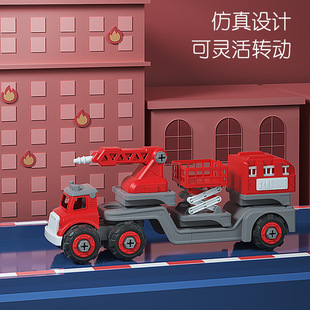 Cross-Border New Arrival Children's Engineering Excavator Toy Car Boy Large Inertia Bulldozer Car Model Wholesale