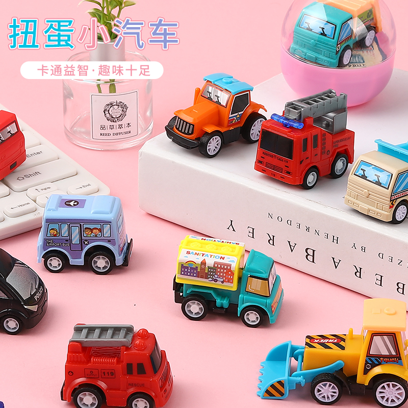 3190Variety Children&#039;s Capsule Toy Car Engineering Car Toys Cute Cartoon Warrior Car Small Gift for Babies