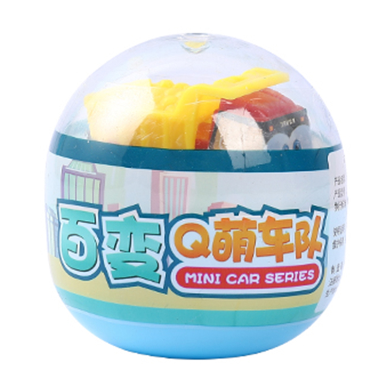 3190Variety Children&#039;s Capsule Toy Car Engineering Car Toys Cute Cartoon Warrior Car Small Gift for Babies