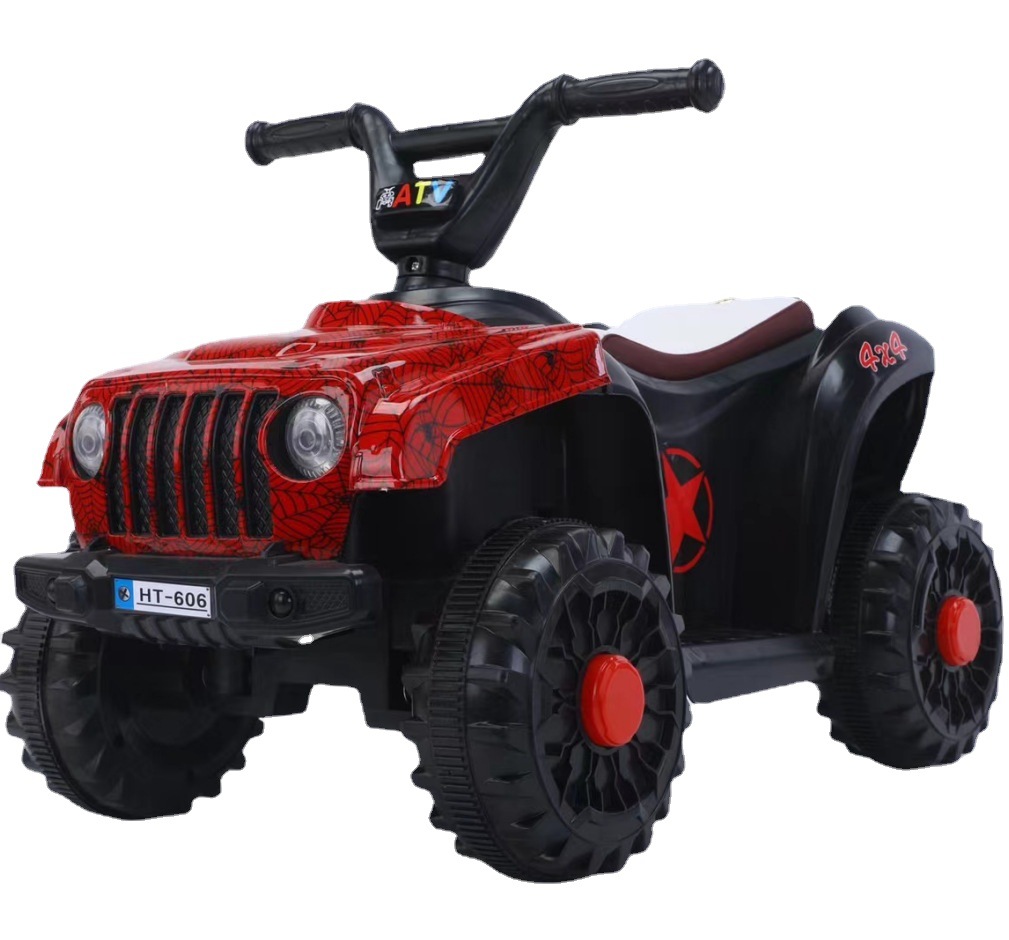 Children&#039;s Electric Quadricycle off-Road Vehicle Baby Motorcycle Boys and Girls Net Red Car Engineering Vehicle Can Sit with Remote Control