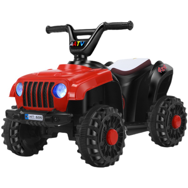 Children&#039;s Electric Quadricycle off-Road Vehicle Baby Motorcycle Boys and Girls Net Red Car Engineering Vehicle Can Sit with Remote Control