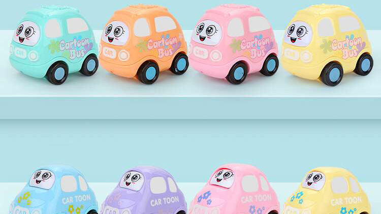 The Children inertial repulsion car toy car small plane plastic small toy cartoon mini engineering car set