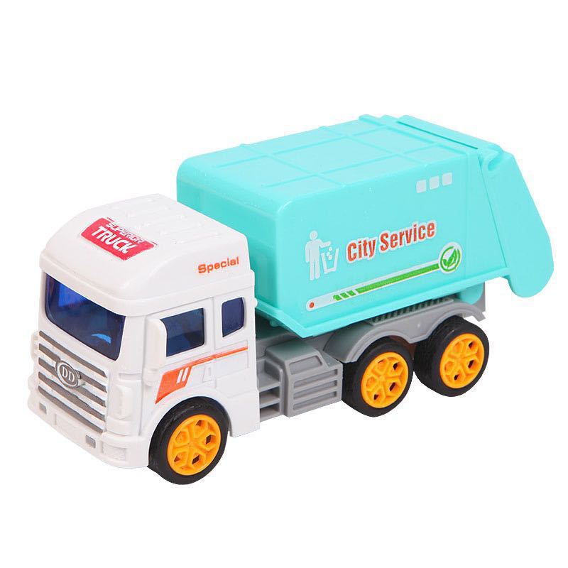 Cross-Border Inertia Warrior Engineering Vehicle Children&#039;s Toy Simulation Model Car Night Market Stall Toy Wholesale
