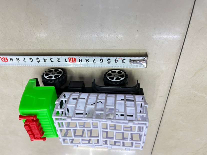 New Children&#039;s Sliding Engineering Vehicle Animal Fence Car with Animal OPP Bag Packaging