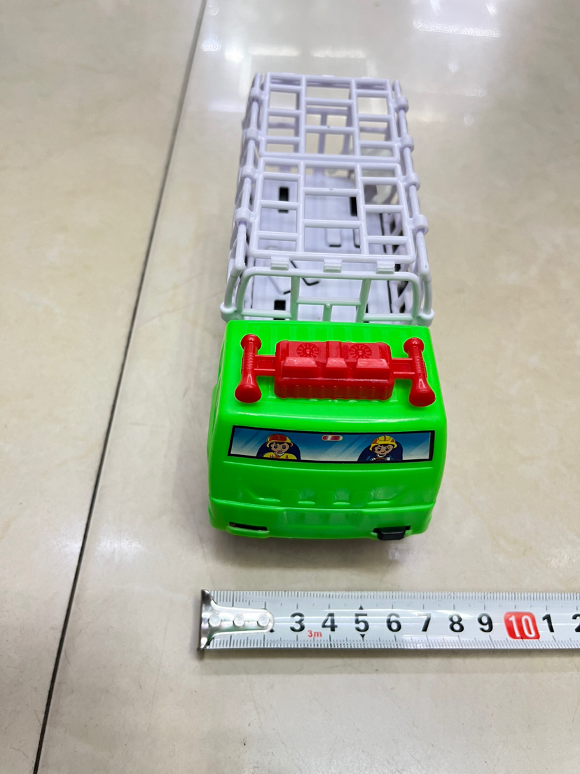 New Children's Sliding Engineering Vehicle Animal Fence Car with Animal OPP Bag Packaging