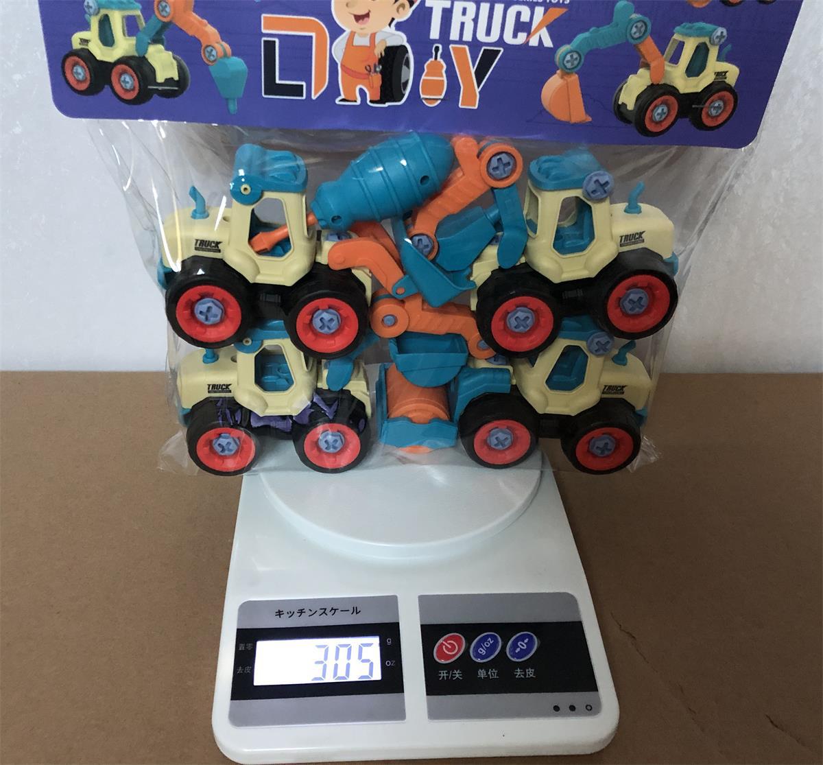 Cross-Border Children Disassembly Engineering Car Toys DIY Nut Assembly Puzzle Disassembly Simulation Sliding Mining Car Model