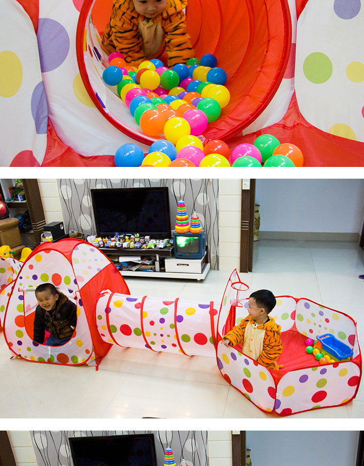 Cows children tent three - piece 3 crawl into also pool tunnel tent into game 3 years old baby toys