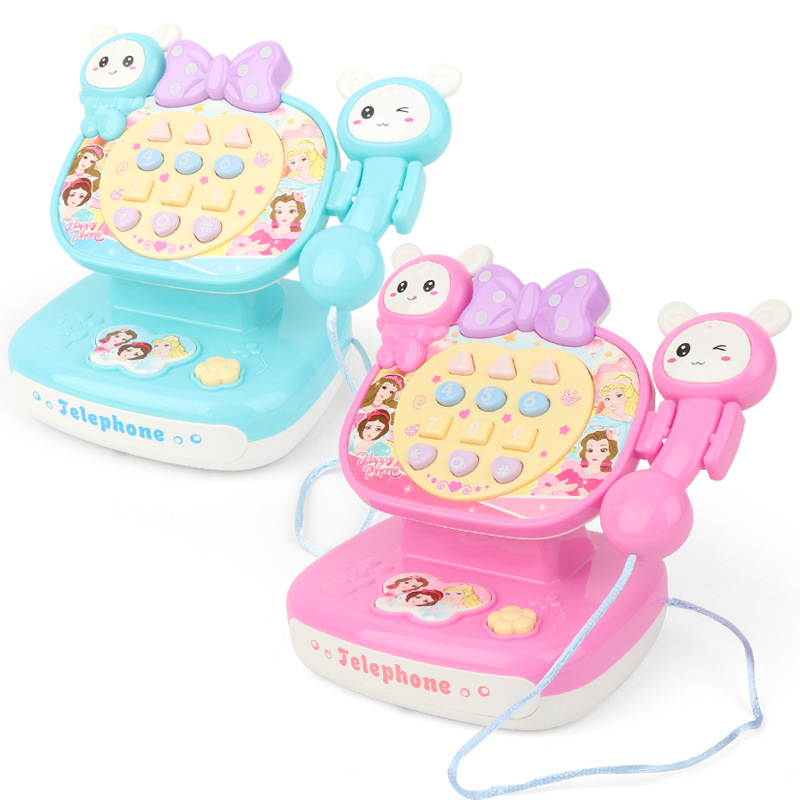 A2879# Baby Toys Enlightenment with Sound and Light Telephone Children&#039;s Multi-Function Early Education Fun Phone Toys