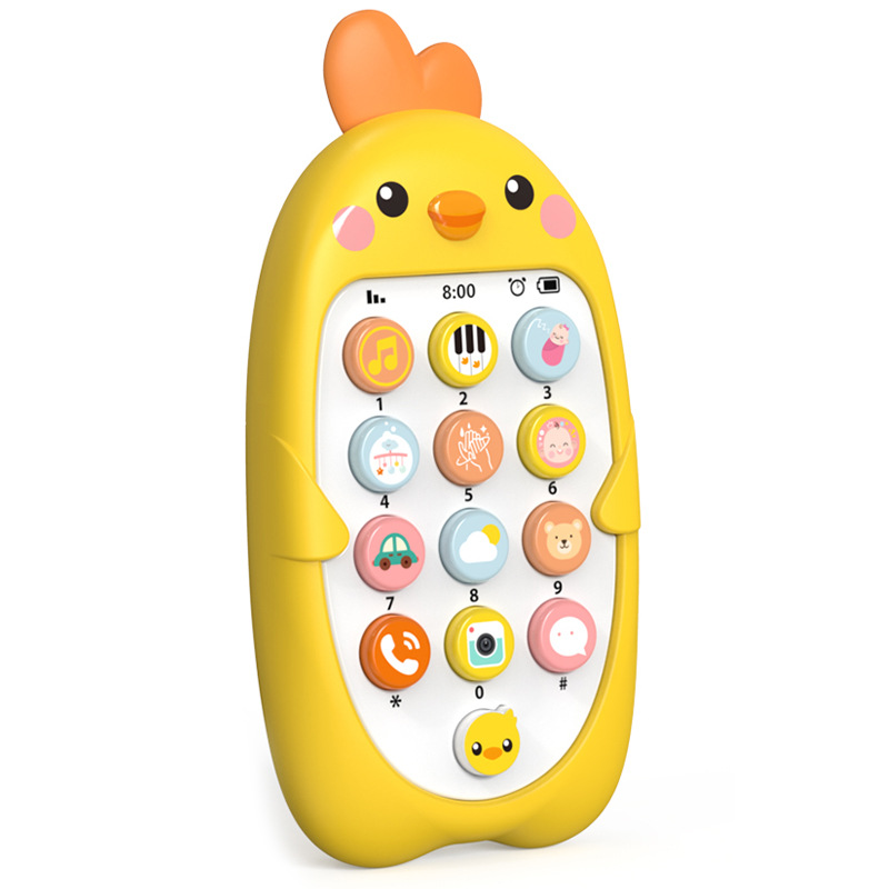 Children&#039;s Early Education Bilingual Mobile Phone Baby Toys 0-1 Years Old Baby Biteable Music Story Gifts for Boys and Girls Stall
